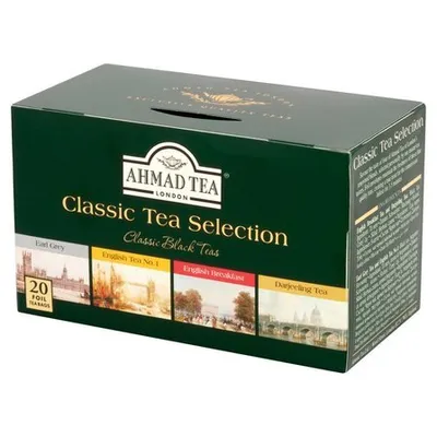 Produktbild von Ahmad Tea Classic Tea Selection 5 Sorten Schwarzer Tee, 20 Beutel (40 g)