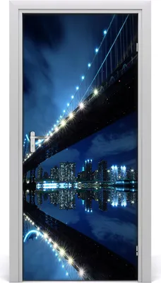 Produktbild von Tulup Türaufkleber 95x205 cm Dekorative Aufkleber Selbstklebend Wasserdichte Tapete Abnehmbar Schlafzimmer Wohnzimmer Wohnkultur - Manhattan New York, USA