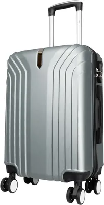 Produktbild von Kleiner Handgepäck Reisekoffer Palma24 39L Hartschale Trolley ABS silber