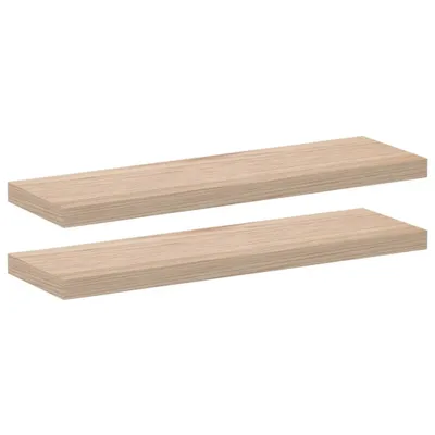 Produktbild von vidaXL Schweberegale 2 Stk. 80x23,5x4 cm Holzwerkstoff
