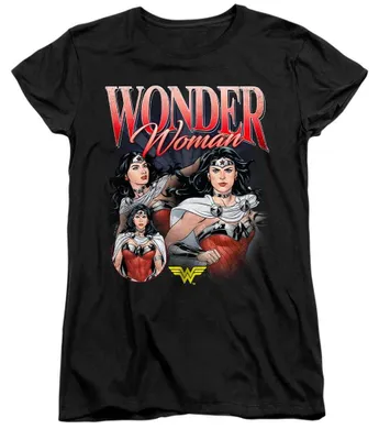 Obrázek produktu pro Tričko Wonder Woman pro dámy, model TV36089 (velikost M), barva černá