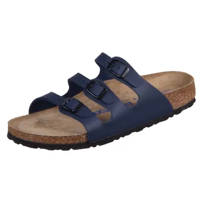Produktbild von Birkenstock Sandalette FLORIDA SFB, Glattleder, Blau, Damen
