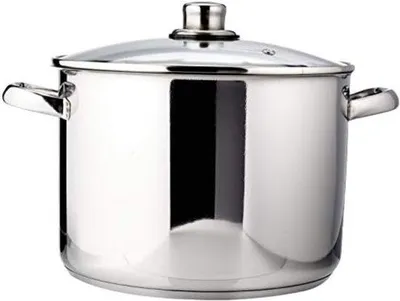 Immagine prodotto di Pentola per zuppe a induzione - 10 litri - 26 (P) x 30 (L) x 30 (A) cm - 24 cm di diametro