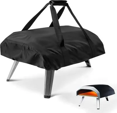 Produktbild von Fenghome Pizza -Ofenabdeckung Ooni Koda 12, wasserdichte wetterfeste Tragetasche, Oxford -Stoff, Ofen, Accessoires, Schwarz (63 x 41 16 cm)