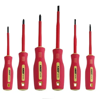 Produktbild von Schraubendreher 6tlg. Set Cr-V 1000V magnetisch VDE isoliert Schraubenzieher