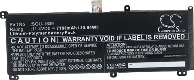 Produktbild von vhbw Akku kompatibel mit Thunderobot 911 Pro Notebook (7100 mAh, 11,4 V, Li-Polymer)