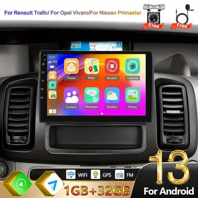 Obrázok produktu pre Autorádio – 2 DIN, autorádiopriestor – Android Auto – multimediálny prehrávač – 2DIN rádio – 9-palcová HD obrazovka s rozlíšením 1080P