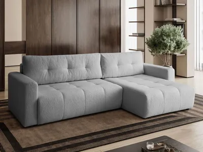 Obrázek produktu pro Rohová sedací souprava VIENNA - styl, pohodlí a funkčnost Grey Right