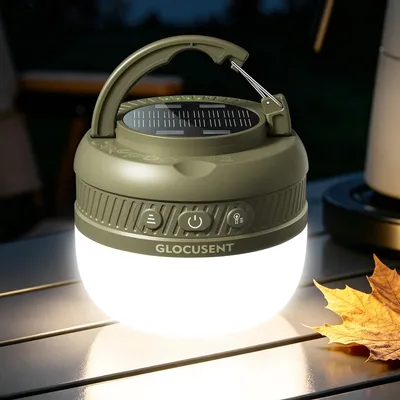 LED-Campinglaterne, 5000 mAh, 120 Std., 5 Helligkeitsstufen, IPX5