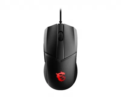 Produktbild von MSI Clutch GM41 Lightweight V2, Beidhändig, Optisch, USB Typ-A, 16000 DPI, Schwarz