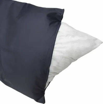 Obrázek produktu pro sada 4 zahradních polštářů 60x40 odnímatelný potah na polštářky zadní polštáře na zip zahradní polštáře tmavě modré dekorativní polštáře palety zadní polštáře zahradní obývací pokoj