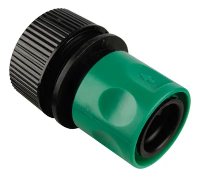 Produktbild von Schnellschlauchstück 3/4" Kunststoff schwarz-grau