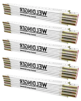 Produktbild von 5er-Set 2 m-Maßstab 'Zollstock' (Gliedermaßstab)