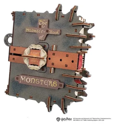 Zdjęcie produktu dla Puzzle 3D, „Księga potworów”, Ugears, drewno, 195 elementów