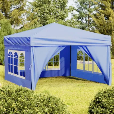 Obrázok produktu pre Maison Exclusive – Prenosný stan s bočnými stenami, modrej farby, 3x3 metre