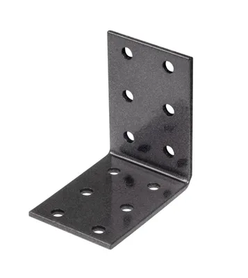 Produktbild von Alberts DURAVIS® Lochplattenwinkel, schwarzdiamant 60 x 60 x 40 mm