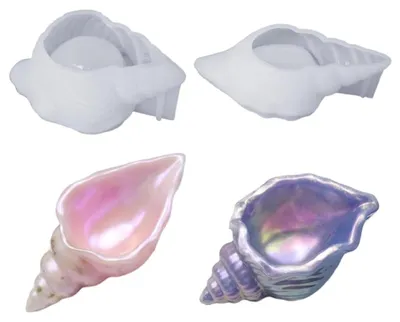 Imagen del producto de Omgoods - Molde de silicona para hacer fundas de resina epoxi y cajas de almacenamiento, 2 unidades