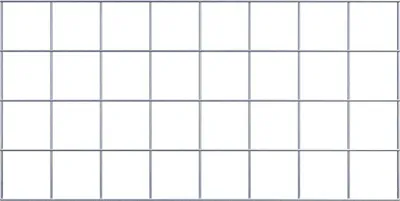 Obrázek produktu pro Mřížka o šířce ok 10 x 10 cm - Rozměry: 80 x 40 cm