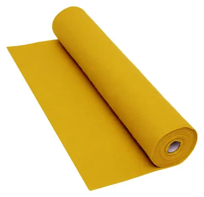 Immagine prodotto di Colorazioni – rotolo di feltro color giallo scuro – 160 g/m², 5 m x 45 cm