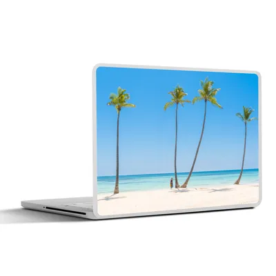 Produktbild von MuchoWow® Laptop Aufkleber Sticker Cover Meer - Palmen - Schatten 30x21 cm - Sticker für Laptop - Selbstklebend