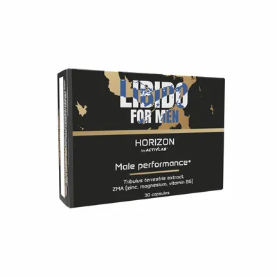 Obrázek produktu pro Activlab Horizon Libido for Men – kapsle s tribulisem, zinkem, hořčíkem a vitamínem B6 – pro muže, energii, metabolismus a svalovou funkci
