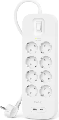 Image de Belkin multiprise 8x, 18W 2m de câble