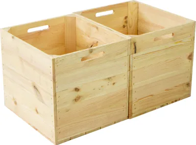 Produktbild von Holzkiste Natur passend für Kallax und Expeditregale