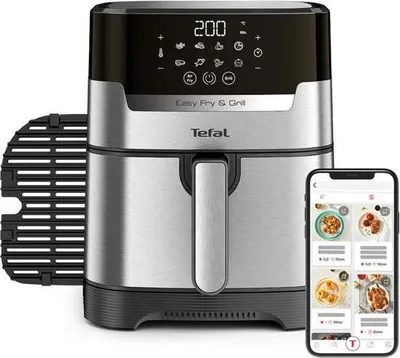 Immagine prodotto di Tefal EY505D15, Easy Fry & Grill XL Deluxe Friggitrice ad aria calda, 4.2L, nero