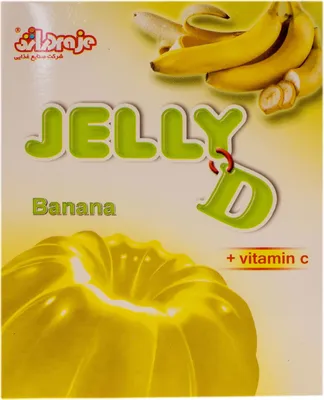 Produktbild von Jelly-D Wackelpudding Bananen 100g