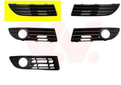 Produktbild von VAN WEZEL Lüftungsgitter Grill Stoßfänger für VW POLO (9N)