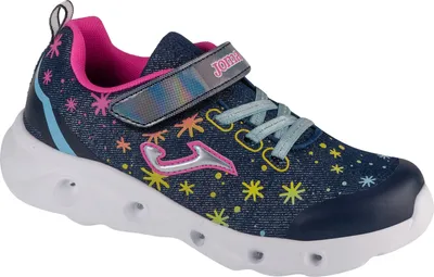 Image de Joma Space Jr 2403 JSPACW2403V, baskets, pour filles, bleu foncé, taille : 26