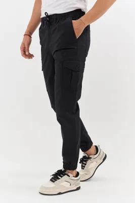 Produktbild von Cargohose Herren Stretch Relaxed Fit mit 6 Taschen und Kordelzug