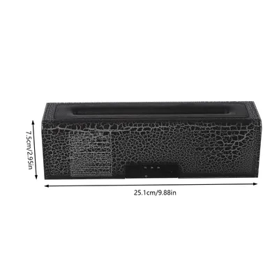 A product shot of a diffuser with dimensions indicated.