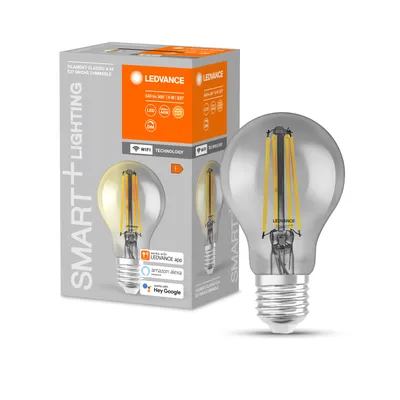 Zdjęcie produktu dla LEDVANCE SMART+ Filament WiFi 6W E27 2500K ściemnialna żarówka LED retro