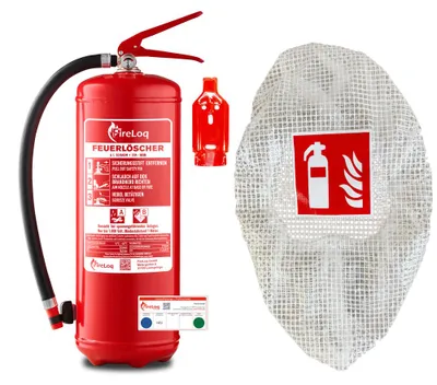 Produktbild von FireLoq® 6L Schaumlöscher 27A | 183B mit Gitterschutzhaube