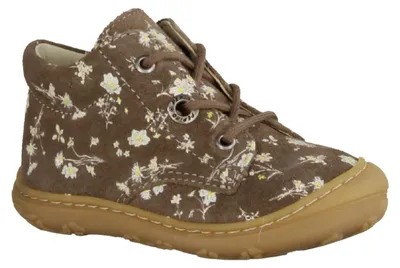 Produktbild von Ricosta Dots 501200501 Erstlingsschuhe, Jungs, Halbschuhe, Leder, Schoko - Kinderschuhe Lauflernschuhe Gr. 18 - 26, Braun, leder (vointage flowers)