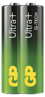 Alkalická baterie GP Ultra Plus AA (LR6), 2 ks