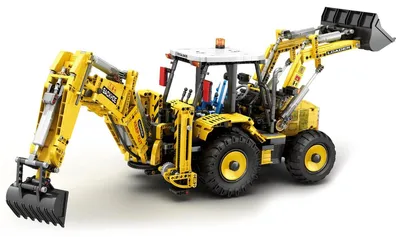 Produktbild von Reobrix 22018 Baggerlader RC Klemmbaustein Set 2466 Teile ab 14