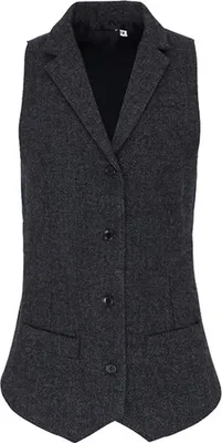 Produktbild von Premier Workwear WomenŽs Herringbone Waistcoat