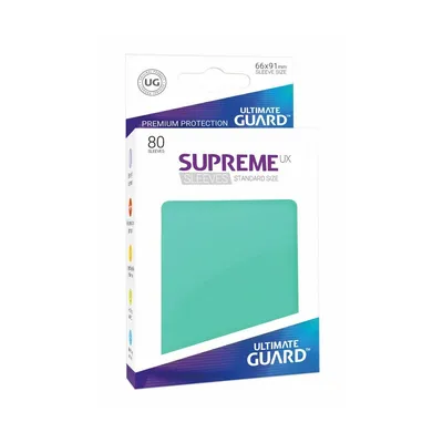 Produktbild von Ultimate Guard Supreme UX Sleeves Standardgröße Türkis (80)