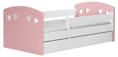 Obrázok produktu pre Posteľ pre deti a mládež JULIA od spoločnosti raumhirsch, rozmery 70x140, 80x160, 80x180 cm - Kompletná sada s zásuvkou a ochranou proti vypadnutiu