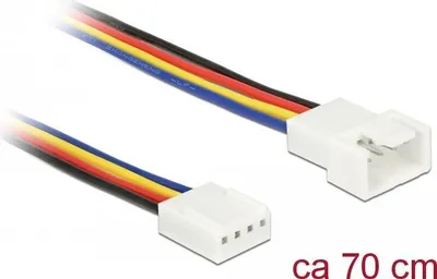 Image de DELOCK Verlängerungskabel PWM Lüfteranschluss 4Pin 70cm