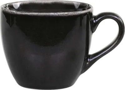 Produktbild von Chic Antique Becher CALAIS Schwarz mit Henkel 380 ml Tasse Keramik Geschirr