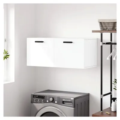 Produktbild von Möbel-Hängeschrank, weiß, 80 x 36,5 x 35 cm, Holzwerkstoff