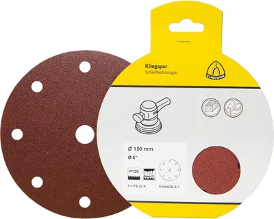 Produktbild von Klingspor Haftschleifscheibe PS 22 K Durchmesser 115mm Körnung 80 kletthaftend - 243220