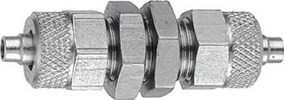 Produktbild von Riegler Schottverschraubung, M12x1,0, für Schlauch 8/6, SW 17, ES 1.4571