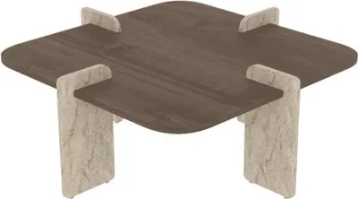 Produktbild von CALICOSY -  Couchtisch mit quadratischer Tischplatte L90 cm LUMA