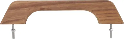 Produktbild von Teak -Handlauf 12 -Zoll -Einzelschleifengriff Ergonomisch wetterfeste Holz Marine RV Boot -Armlehre -Accessoires