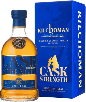 Produktbild von Kilchoman MACHIR BAY Cask Strength Islay Single Malt Scotch Whisky Edition 2025 58,1% Vol. 0,7l in Geschenkbox