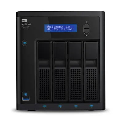 Produktbild von Western Digital My Cloud EX4100 NAS Desktop Ethernet/LAN Schwarz Armada 388